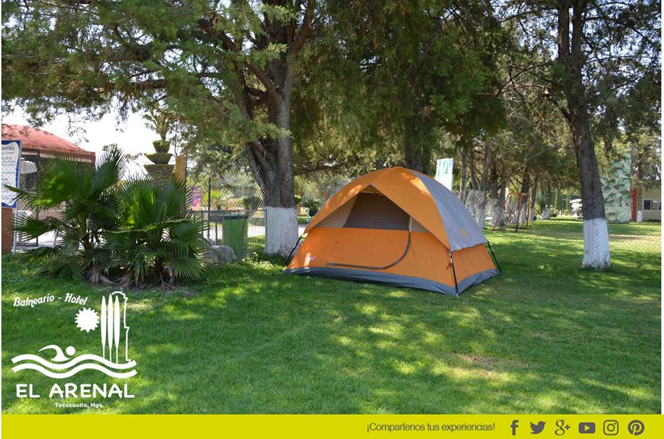 Campamento en Balneario El Arenal, Hidalgo Mexico