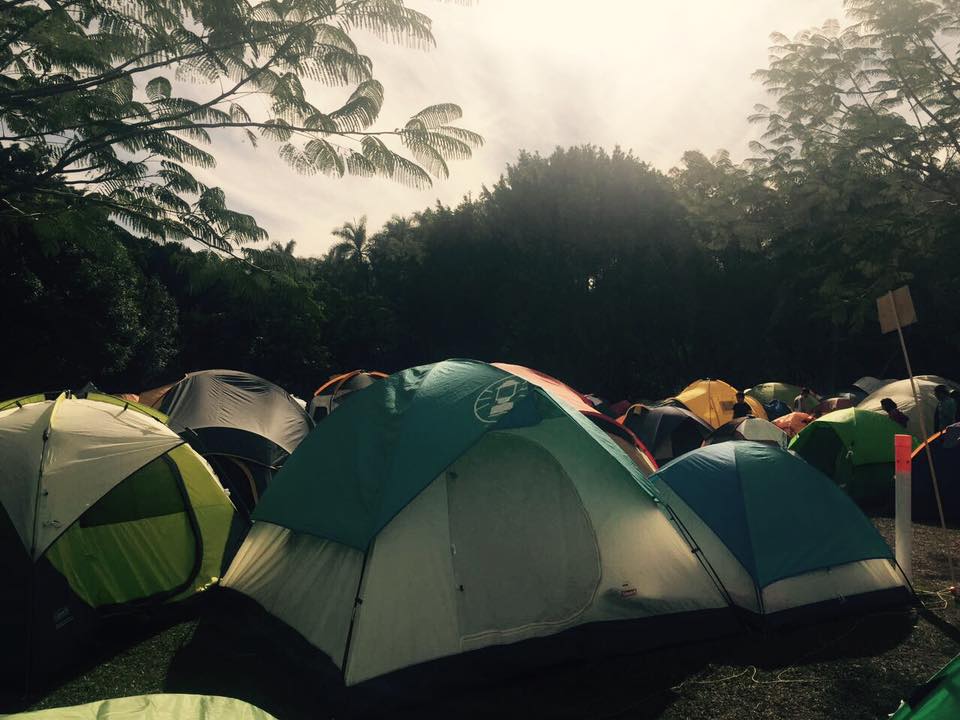 Campamento en Las Estacas, Morelos Mexico
