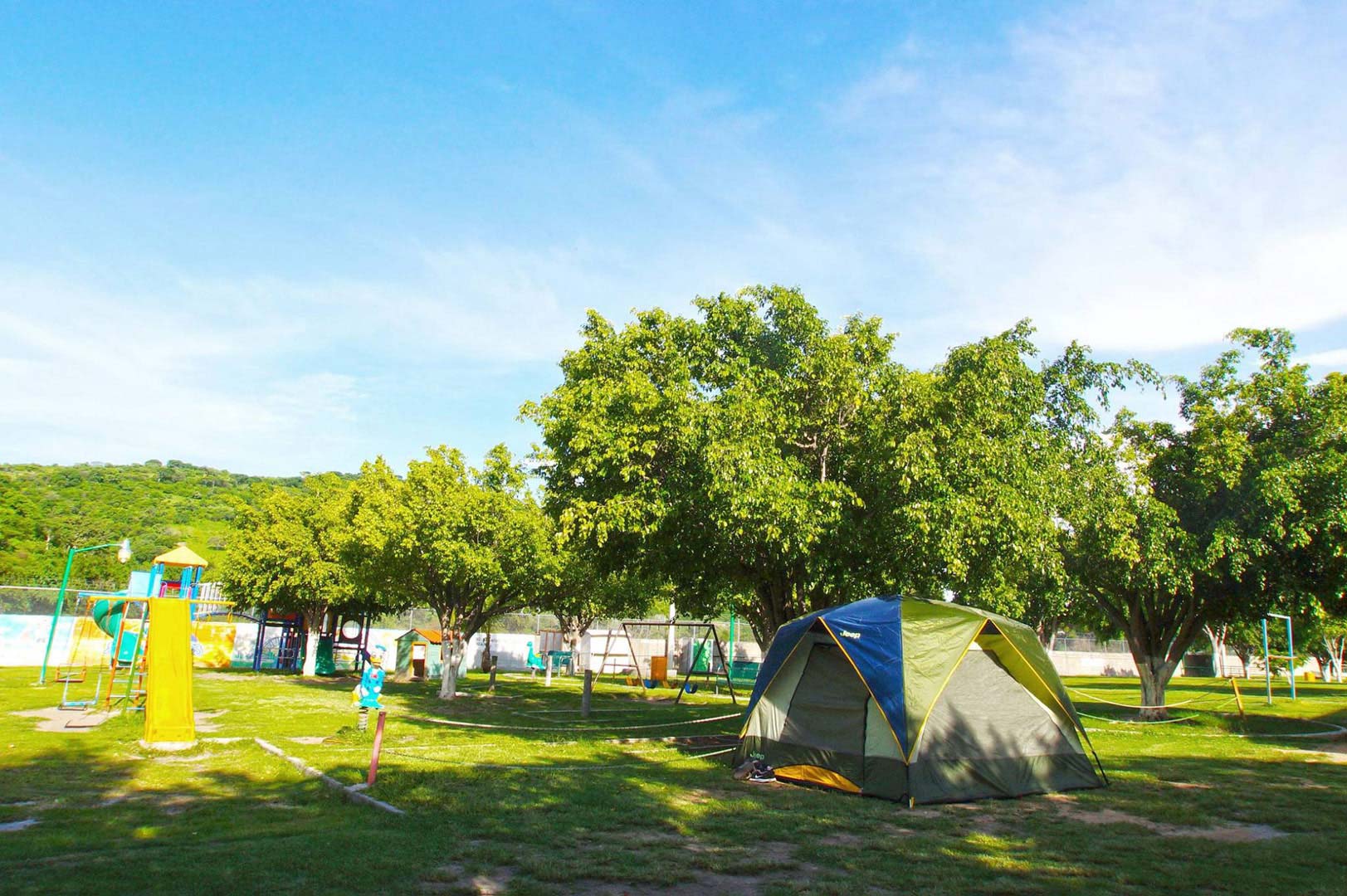 Campamento en Parque Acuático San Carlos, Puebla Mexico