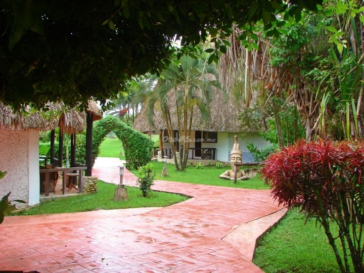 Campamento en Complejo Ecoturistico Kin-Ha, Campeche Mexico