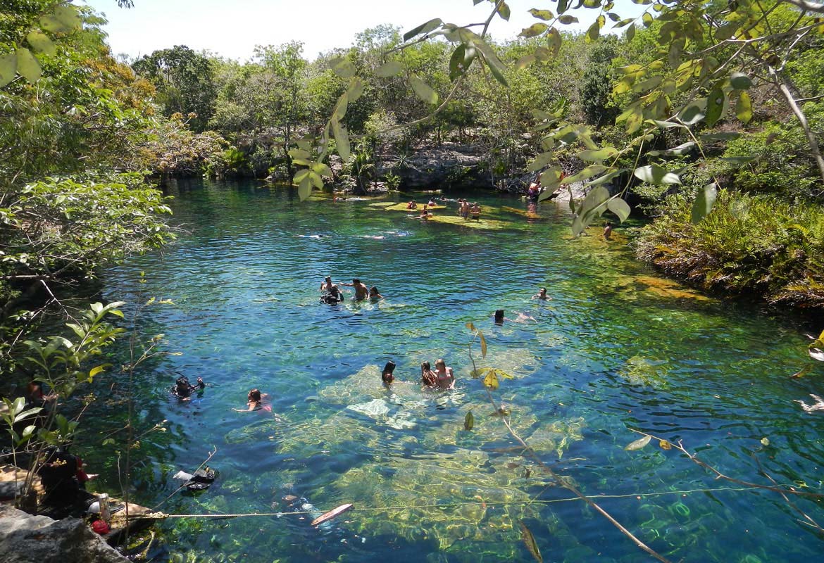 Balneario El Cenote Azul Quintana Roo