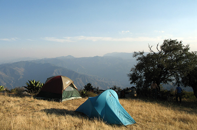 Campamento en Tequisquiapan, Queretaro Mexico