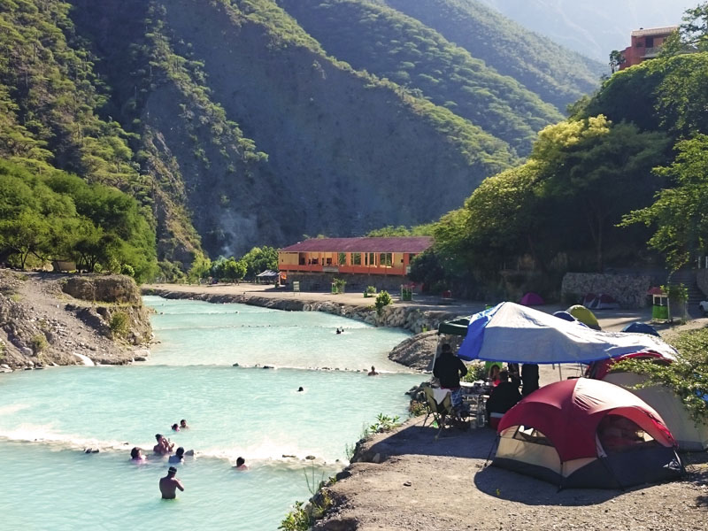 Nota sobre Campamento en las Grutas de Tolantongo