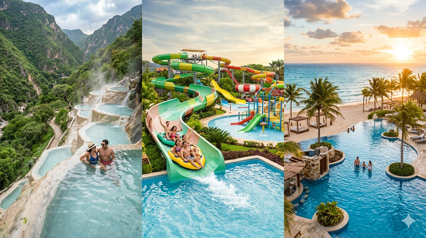 Los Mejores Balnearios de México: Guía Completa de Aguas Termales y Parques Acuáticos